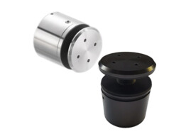 Garde-corps nez de dalle  H40 et O50  reglable  verre 12-25 52 mm