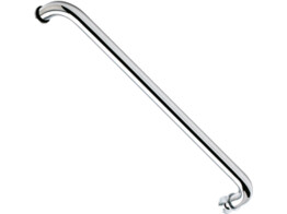 Greep met handdoekknop 475x25 mm rvs 304